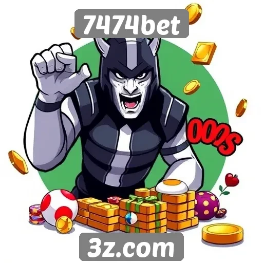 Variedade de jogos disponíveis na 7474bet